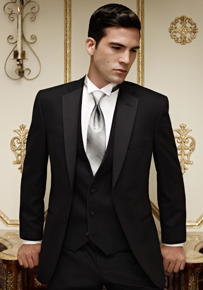 Jean Yves Black Stripe Ridge Tuxedo